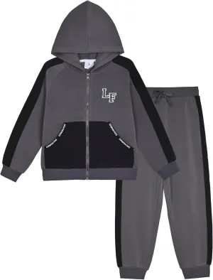 LONDON FOG Boys Fleece Sweatsuit Hoodie and Sweatpants
