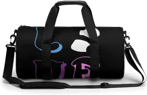 Love Panda Gym Bag Unisex Duffle Bags Crossbody Handbags for Workout Weekender Overnight Travel