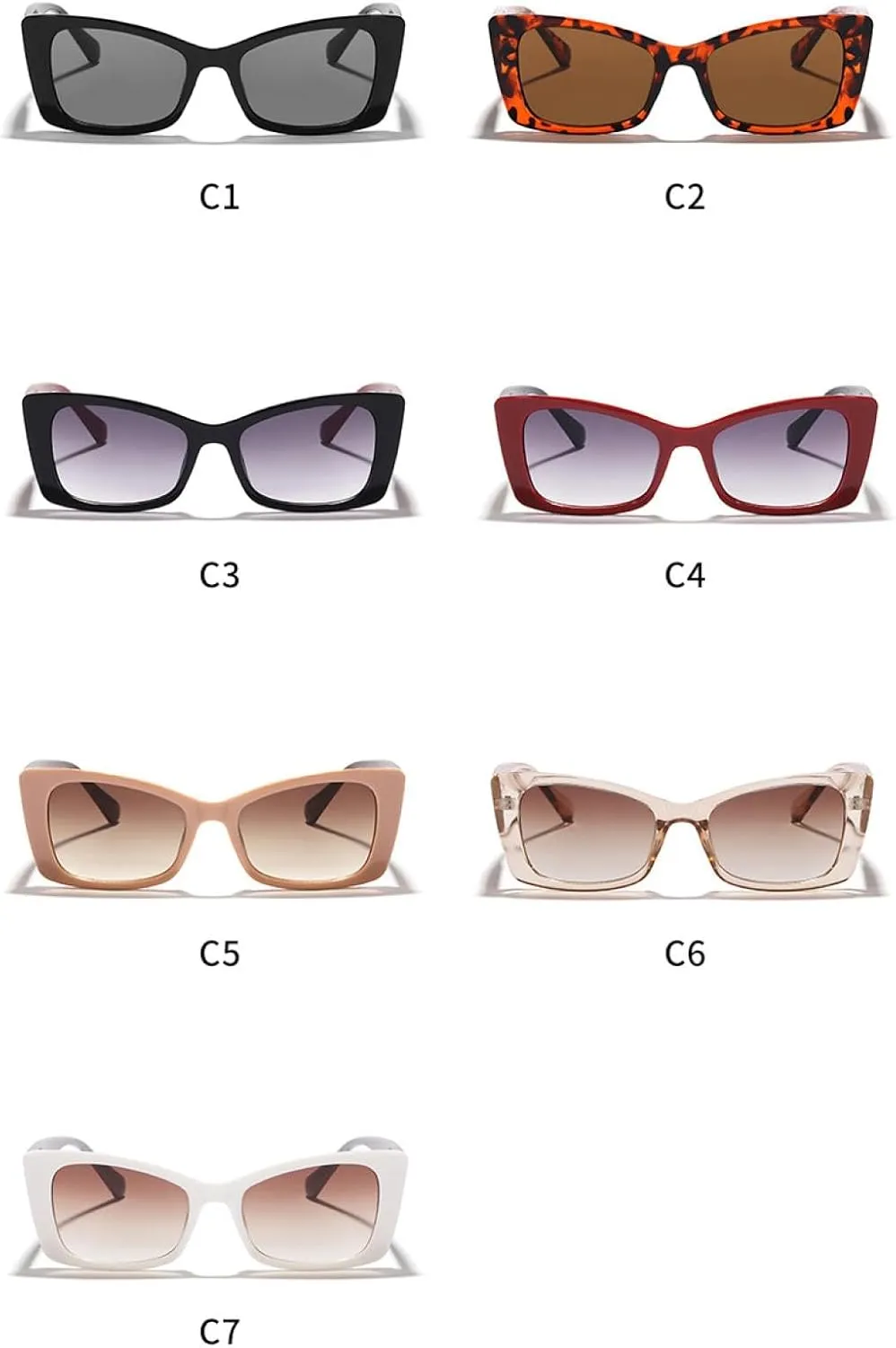 Luxury Cat Eye Trend Sun Glasses Vintage Big Frame Punk Sexy Ladies Shades