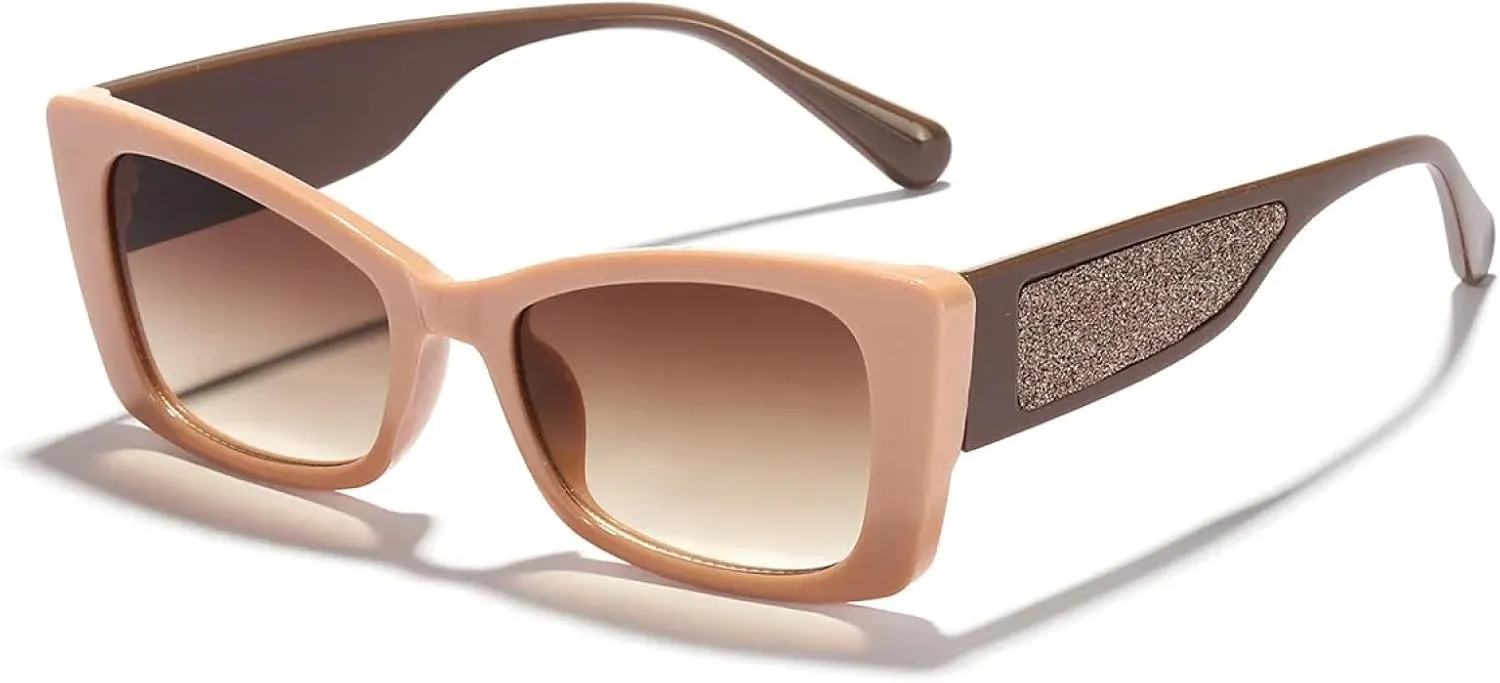 Luxury Cat Eye Trend Sun Glasses Vintage Big Frame Punk Sexy Ladies Shades