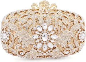 Luxury Crystal Clutch Women Rhinestone Evening Bag for Party and Wedding