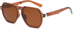 Luxury Fold Sunglasses Women for Men Male Trendy Sun Glasses Fashion Vintage Punk Ladies Shades