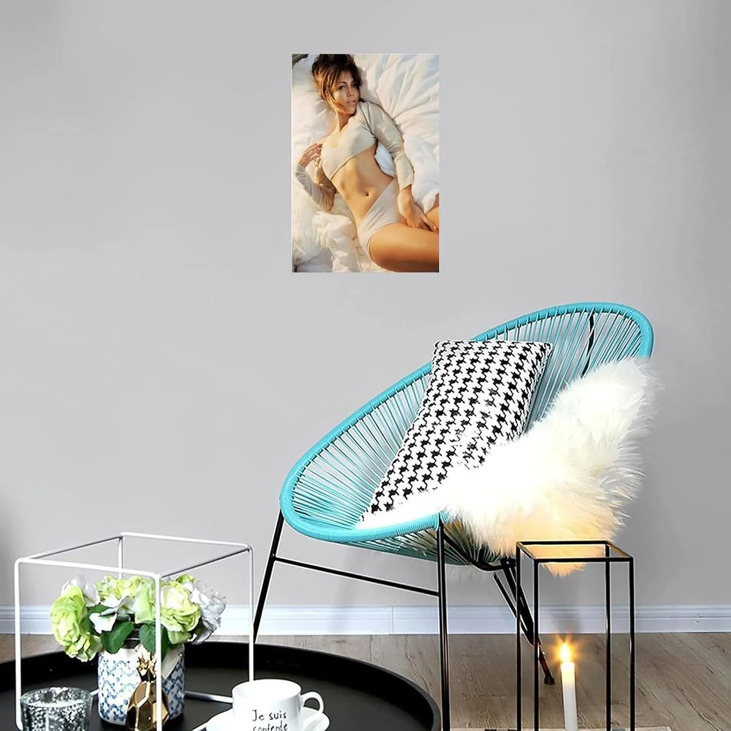 LXLCFHTD Jennifer Lopez (13) Canvas Poster Wall Art Decor Print Picture Paintings for Living Room Bedroom Decoration Unframe-style 20x30inch(50x75cm)