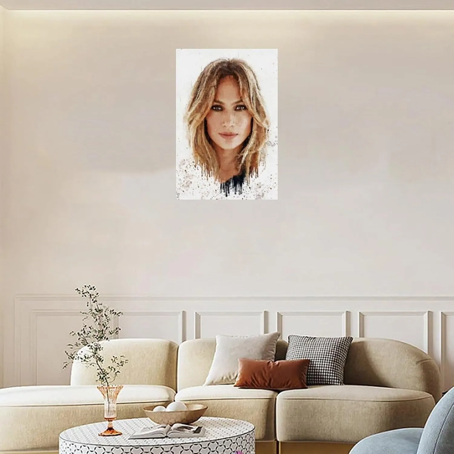 LXLCFHTD Jennifer Lopez (5) Canvas Poster Wall Art Decor Print Picture Paintings for Living Room Bedroom Decoration Unframe-style 20x30inch(50x75cm)