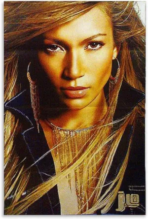 LXLCFHTD Jennifer Lopez By J Lo Canvas Poster Wall Art Decor Print Picture Paintings for Living Room Bedroom Decoration Unframe-style 12x18inch(30x45cm)