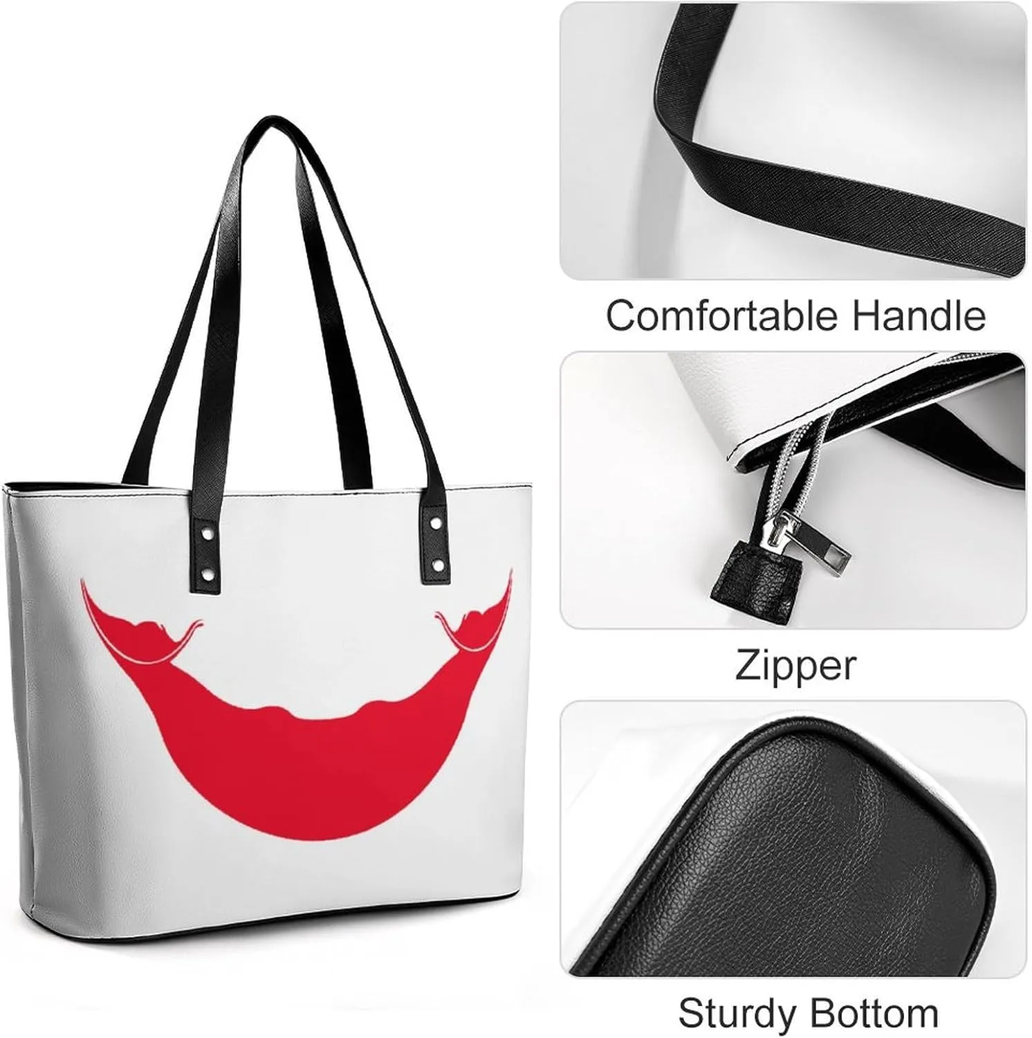 Malta Flag Women’s Tote Handbag Leather Stylish Organizer Bag for Shopping and Work