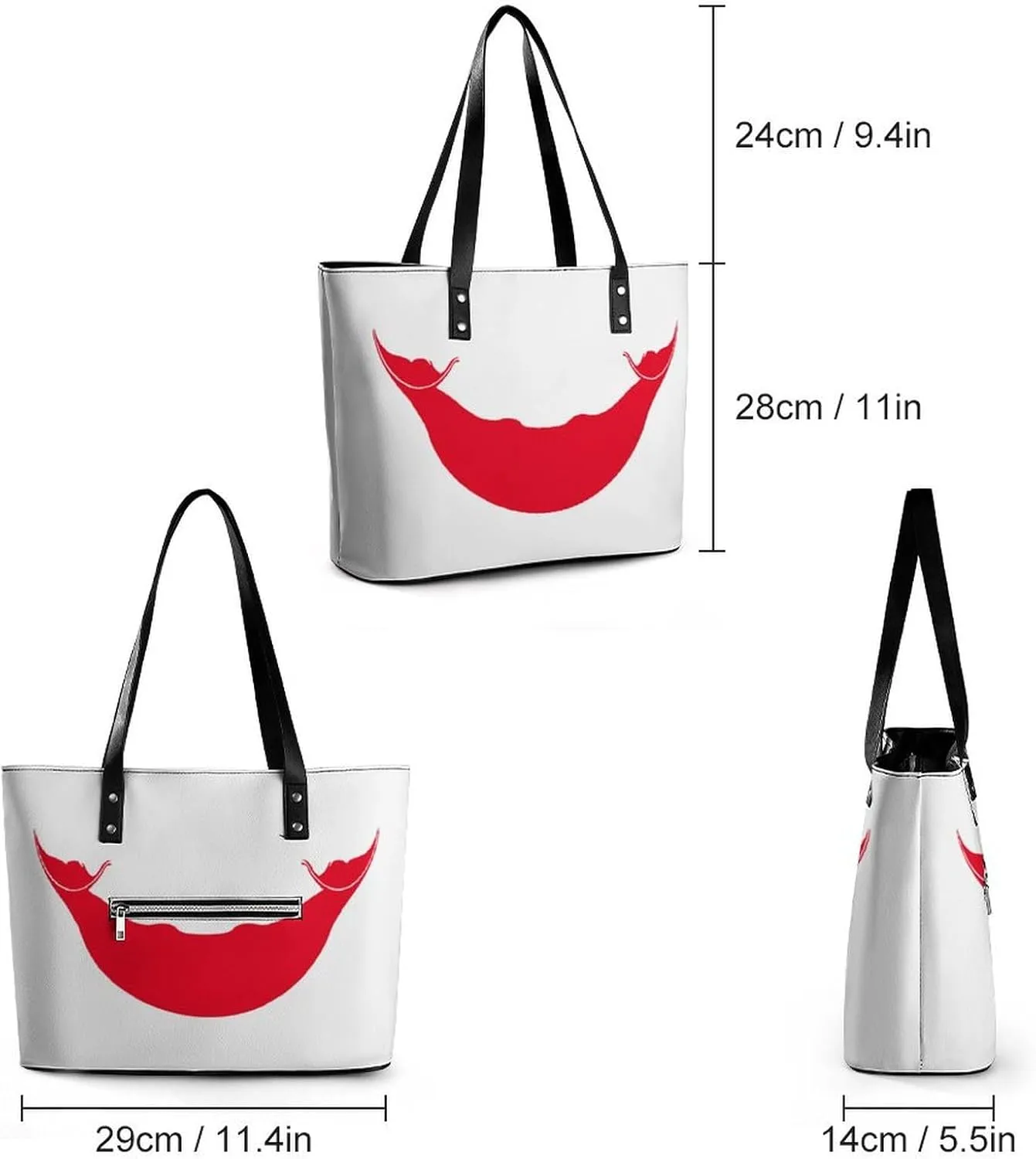 Malta Flag Women’s Tote Handbag Leather Stylish Organizer Bag for Shopping and Work