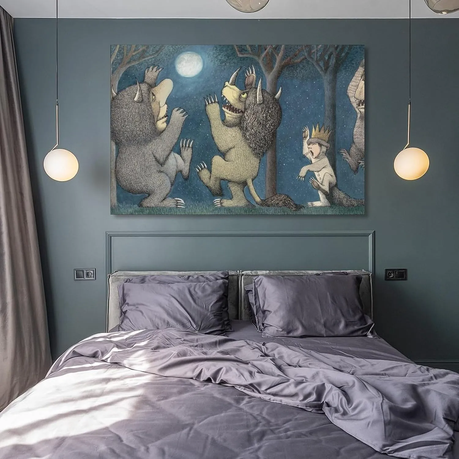 Maurice Sendak Print Painting (46) Canvas Wall Art Poster Decorative Bedroom Modern Home Print Picture Artworks Posters 16x24inch(40x60cm)