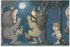 Maurice Sendak Print Painting (46) Canvas Wall Art Poster Decorative Bedroom Modern Home Print Picture Artworks Posters 16x24inch(40x60cm)