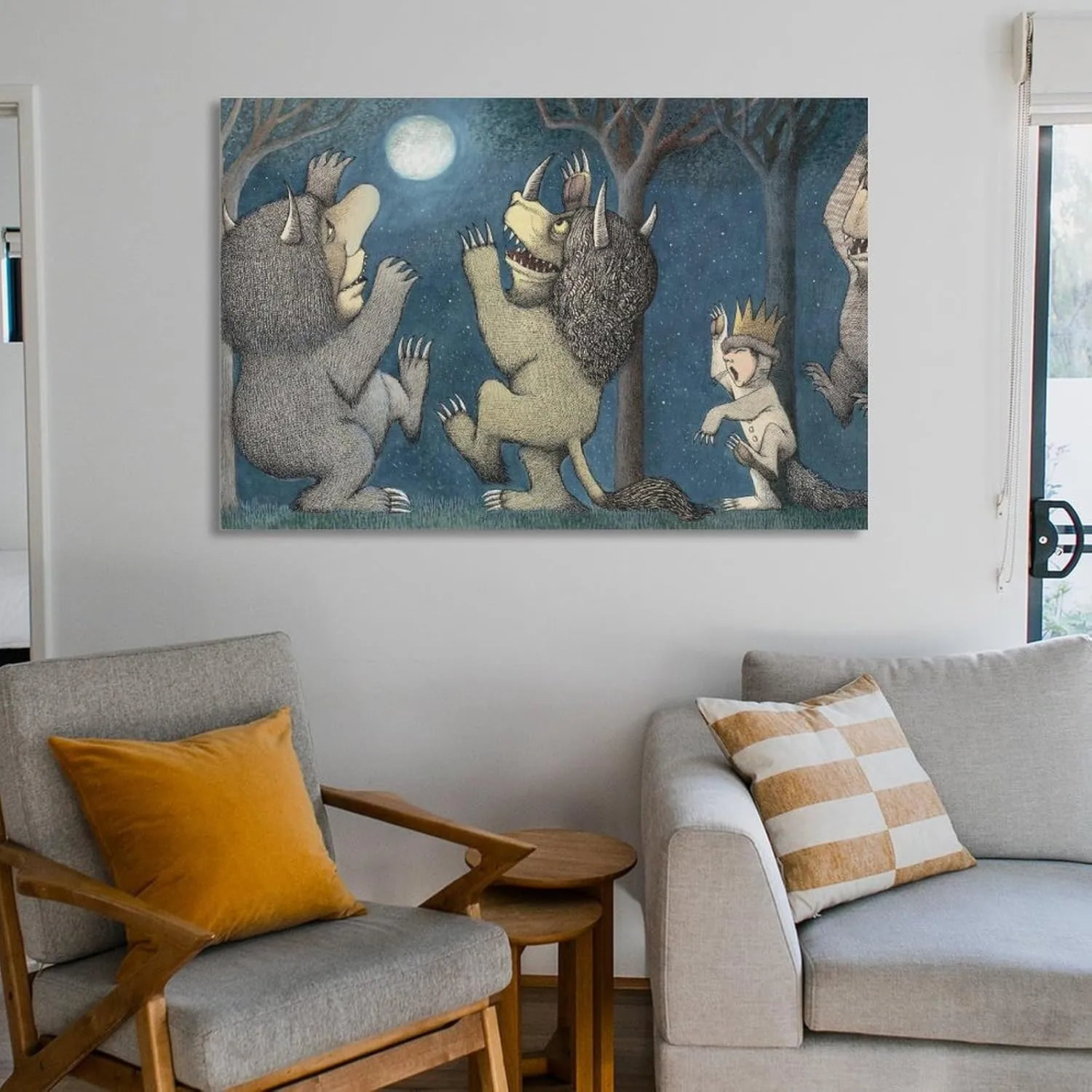 Maurice Sendak Print Painting (46) Canvas Wall Art Poster Decorative Bedroom Modern Home Print Picture Artworks Posters 16x24inch(40x60cm)