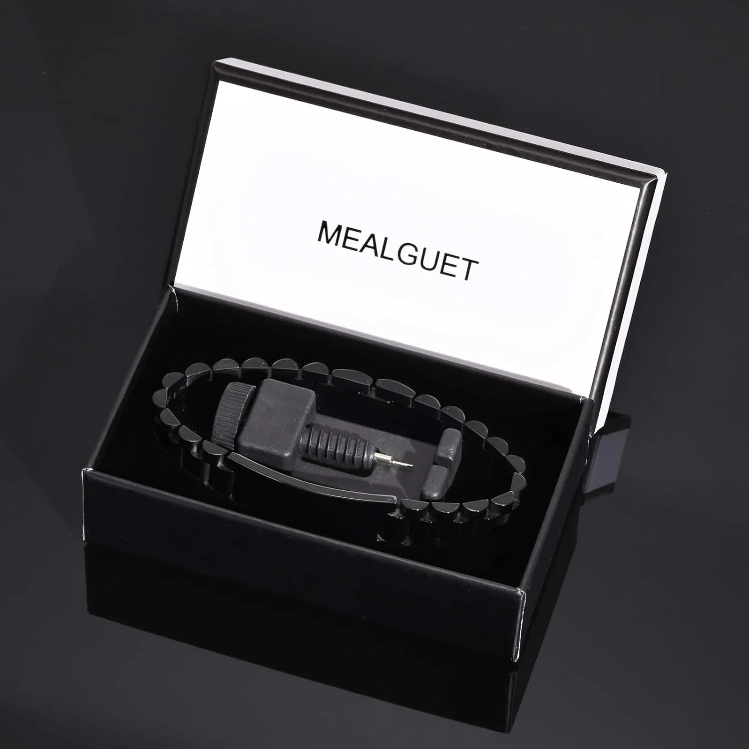 MEALGUET To My Son Bracelet Gifts from Mom, Stainless Steel Courage Inspirational Link Wristband Bracelets,Birthday Gifts,Graduation Gift from Mom Dad, Gift Idea to Son,Customizable
