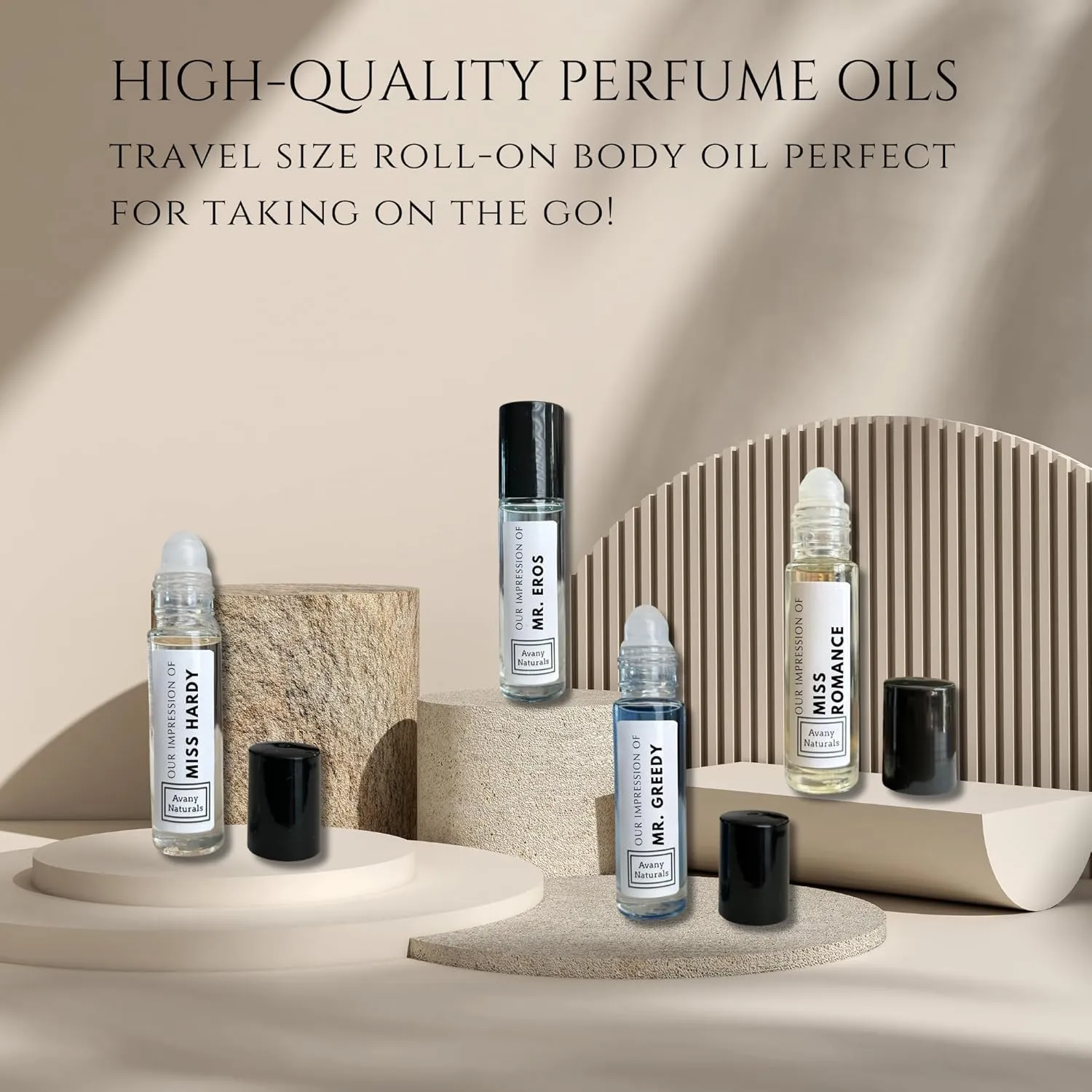 Men Body Oil Cologne - Replicant Perfume, Perfume Oil Long Lasting, Alt Fragrance Body Oil, Gourmand Cologne, 6 Pc (Sexy Man)