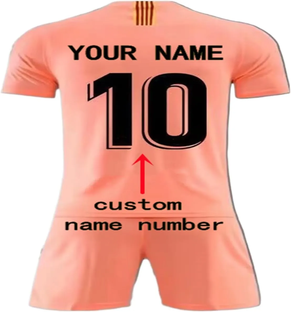 Men Kids Customizable BAR Soccer Custom 2024-25 Jersey Personalize Name Number Shirt Shorts give Gifts to Fans Uniform