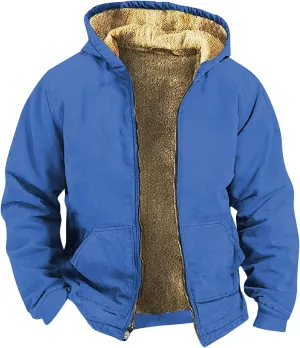 Men's Long Winter Coat Heavyweight Down Jacket Winter Warm Tactical Jackets Casual Zipper Casual Hoodies Plus Size