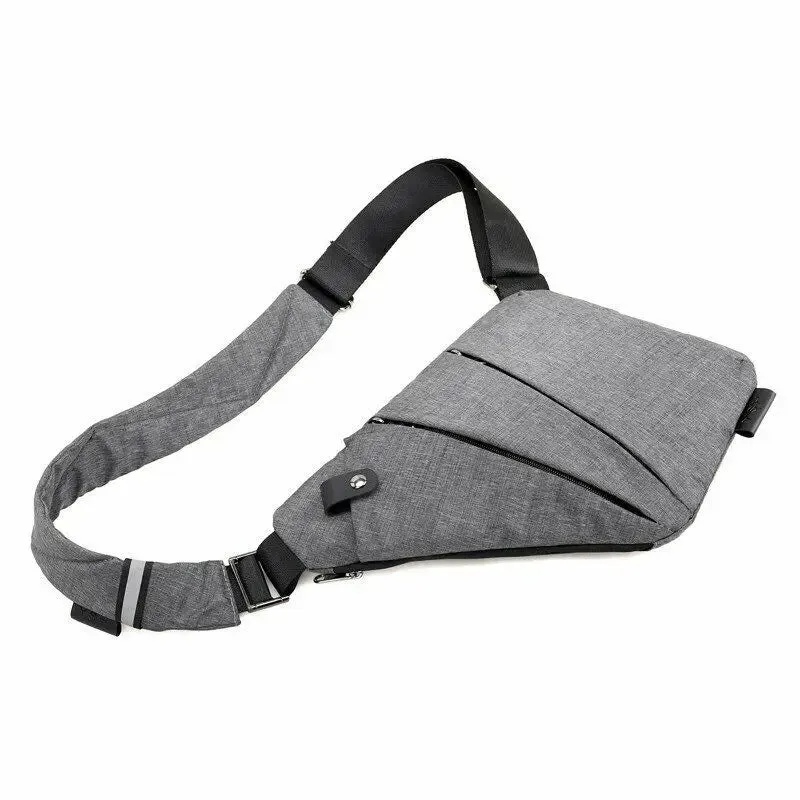 Men's Multifunctional Anti-Theft Chest Bag – Waterproof Crossbody Messenger & Fanny Pack