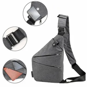 Men's Multifunctional Anti-Theft Chest Bag – Waterproof Crossbody Messenger & Fanny Pack