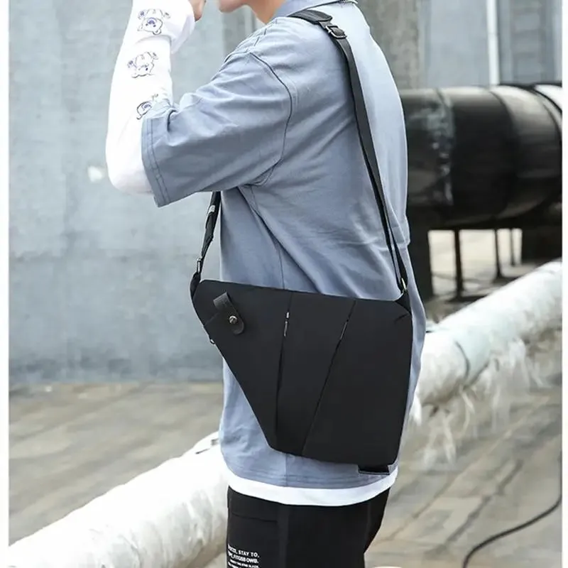 Men's Multifunctional Anti-Theft Chest Bag – Waterproof Crossbody Messenger & Fanny Pack