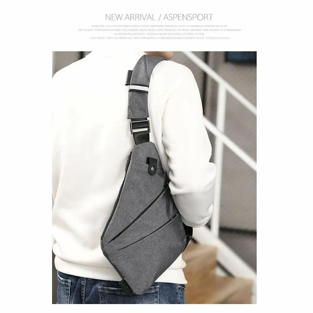 Men's Multifunctional Anti-Theft Chest Bag – Waterproof Crossbody Messenger & Fanny Pack