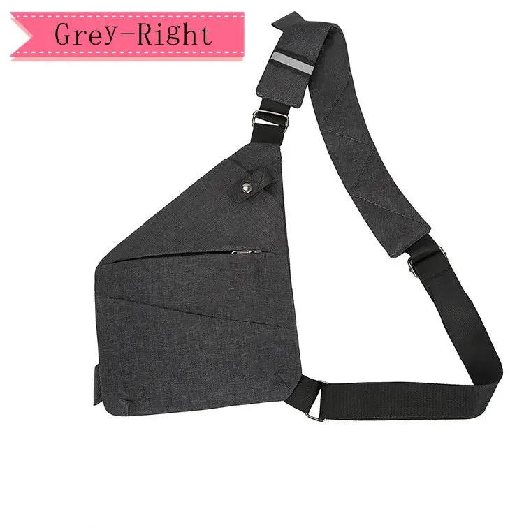 Men's Multifunctional Anti-Theft Chest Bag – Waterproof Crossbody Messenger & Fanny Pack