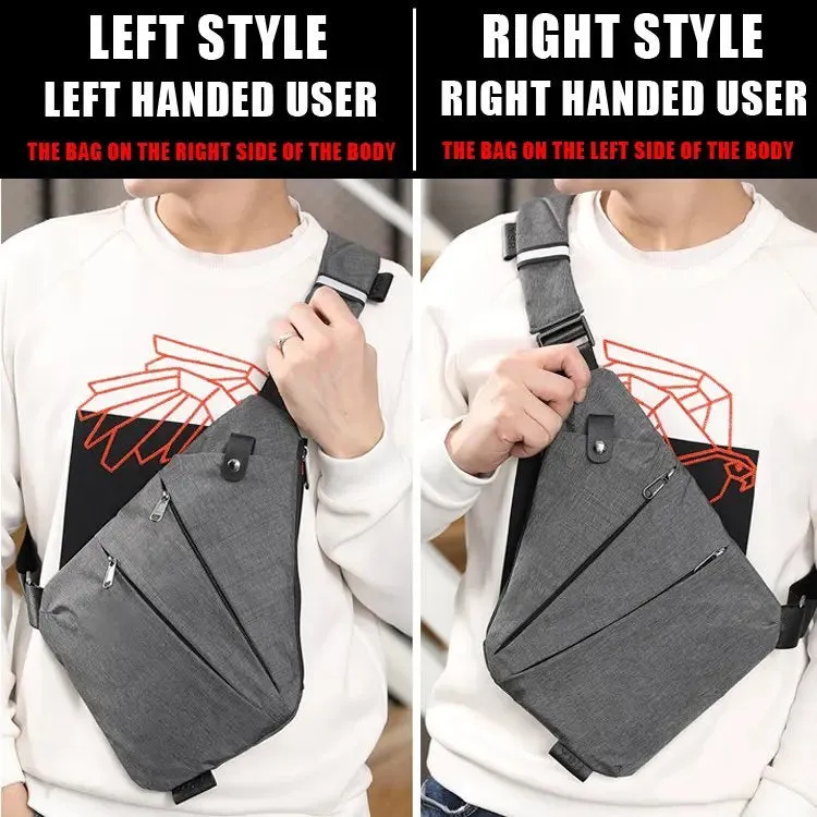 Men's Multifunctional Anti-Theft Chest Bag – Waterproof Crossbody Messenger & Fanny Pack