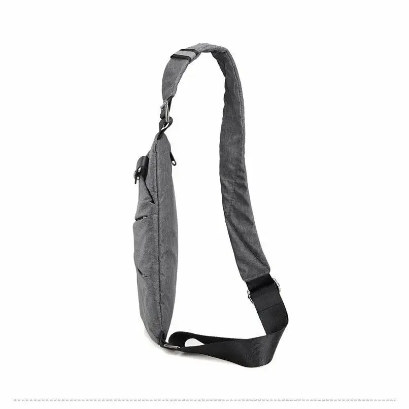 Men's Multifunctional Anti-Theft Chest Bag – Waterproof Crossbody Messenger & Fanny Pack