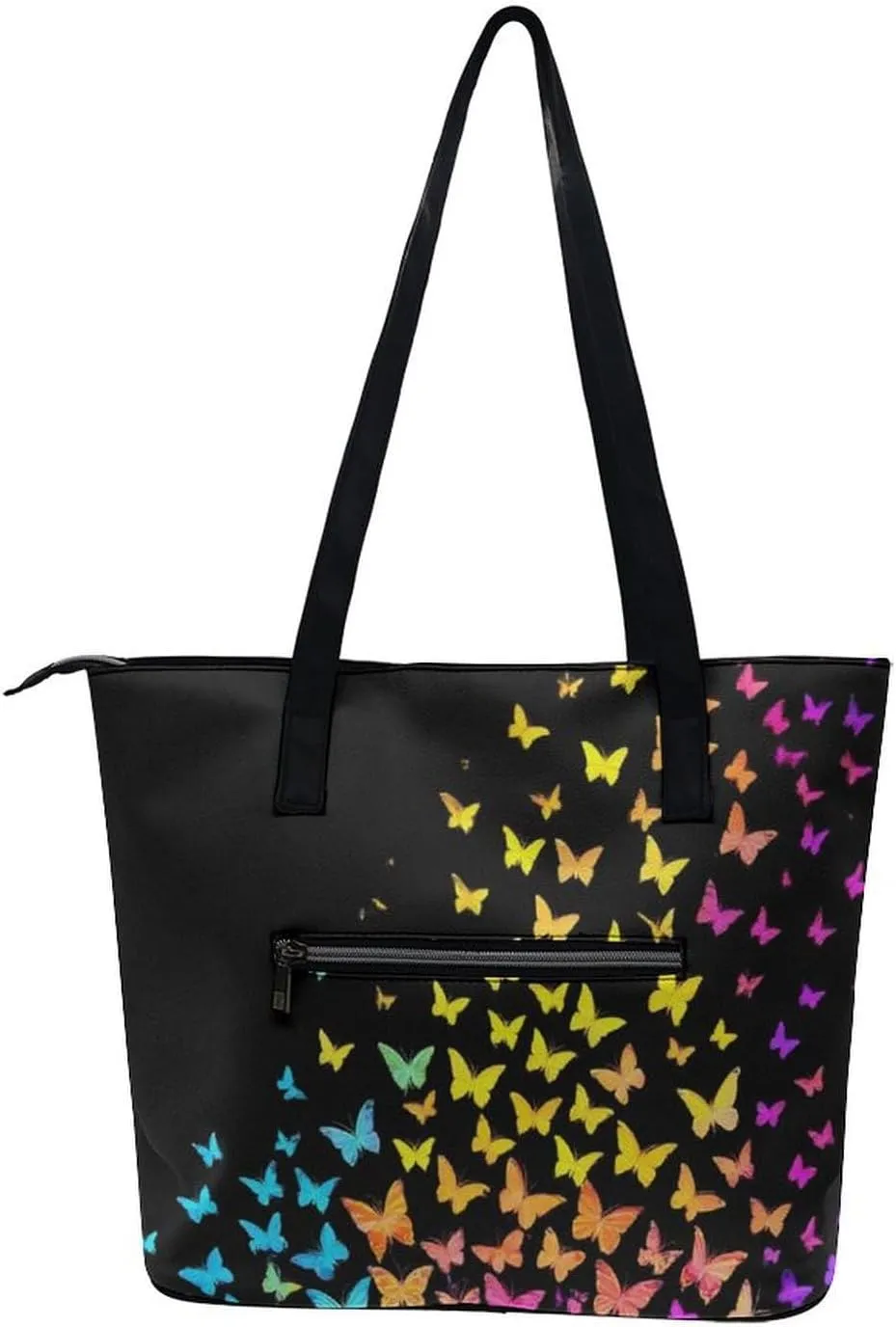 Men's Portable Tote Bag Trendy Modern Leather Handbag For Work Weekend