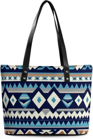 Men's Portable Tote Bag Trendy Modern Leather Handbag For Work Weekend