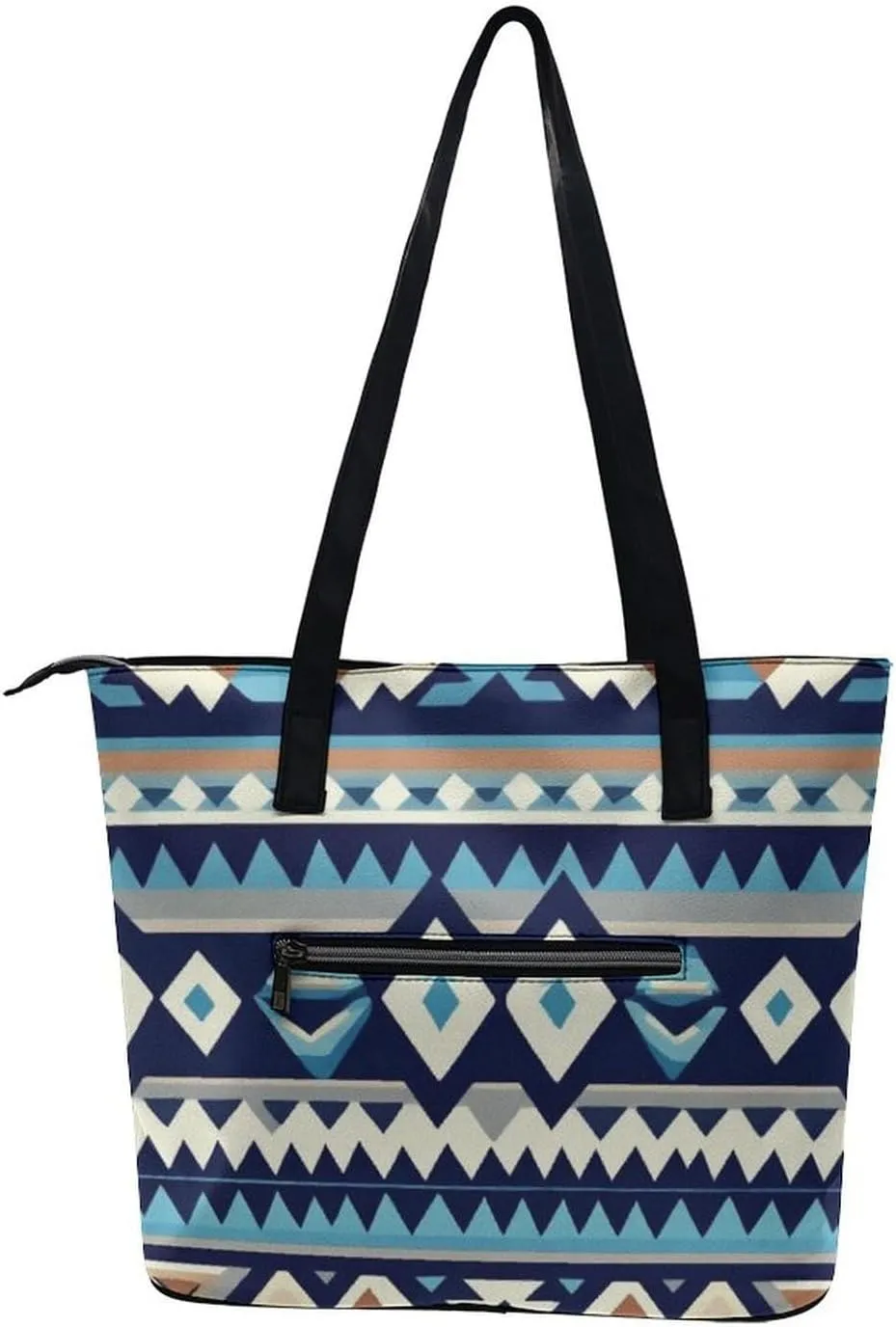 Men's Portable Tote Bag Trendy Modern Leather Handbag For Work Weekend
