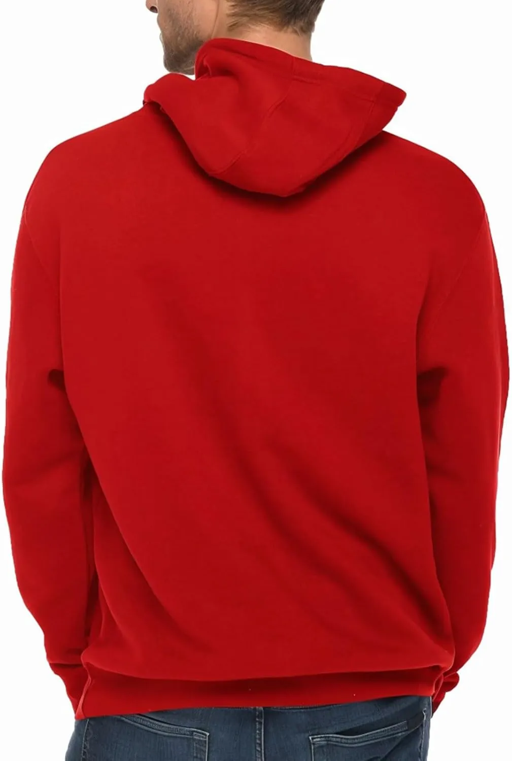 Mens Zip Up Hoodie Long Sleeve Fleece Full-zip Hooded Sweatshirt Pullover With Kangaroo Pocket S-3XL