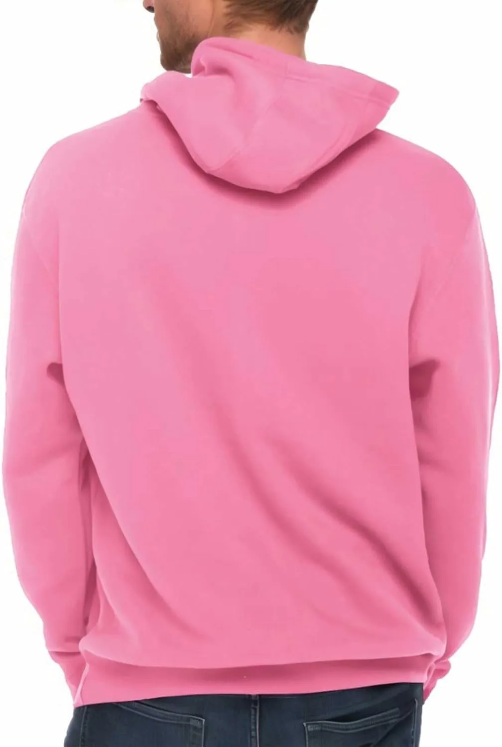 Mens Zip Up Hoodie Long Sleeve Fleece Full-zip Hooded Sweatshirt Pullover With Kangaroo Pocket S-3XL