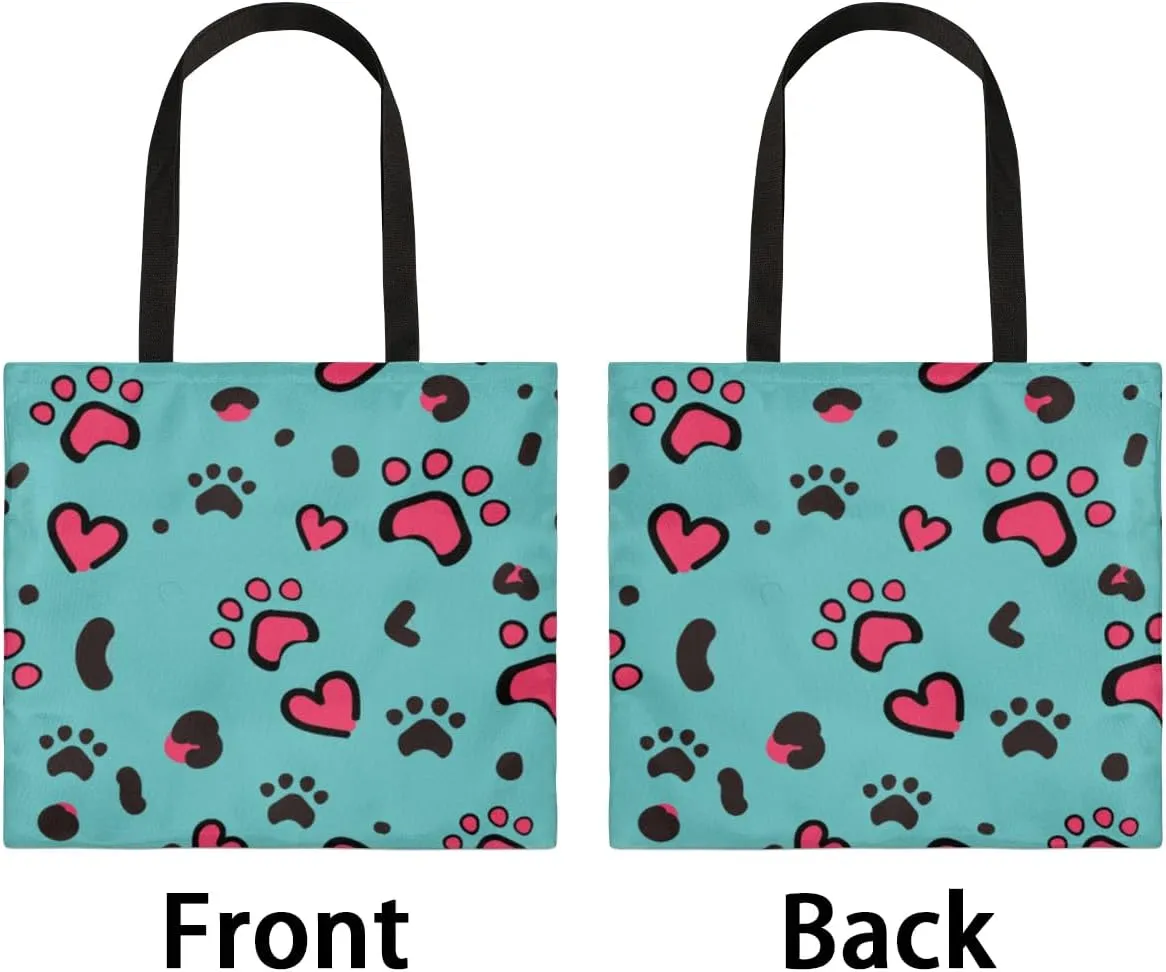 Mermaid Tail Canvas Tote Bag for Women Men Stylish Tote Handbag Shoulder Bag Reusable Grocery Bag