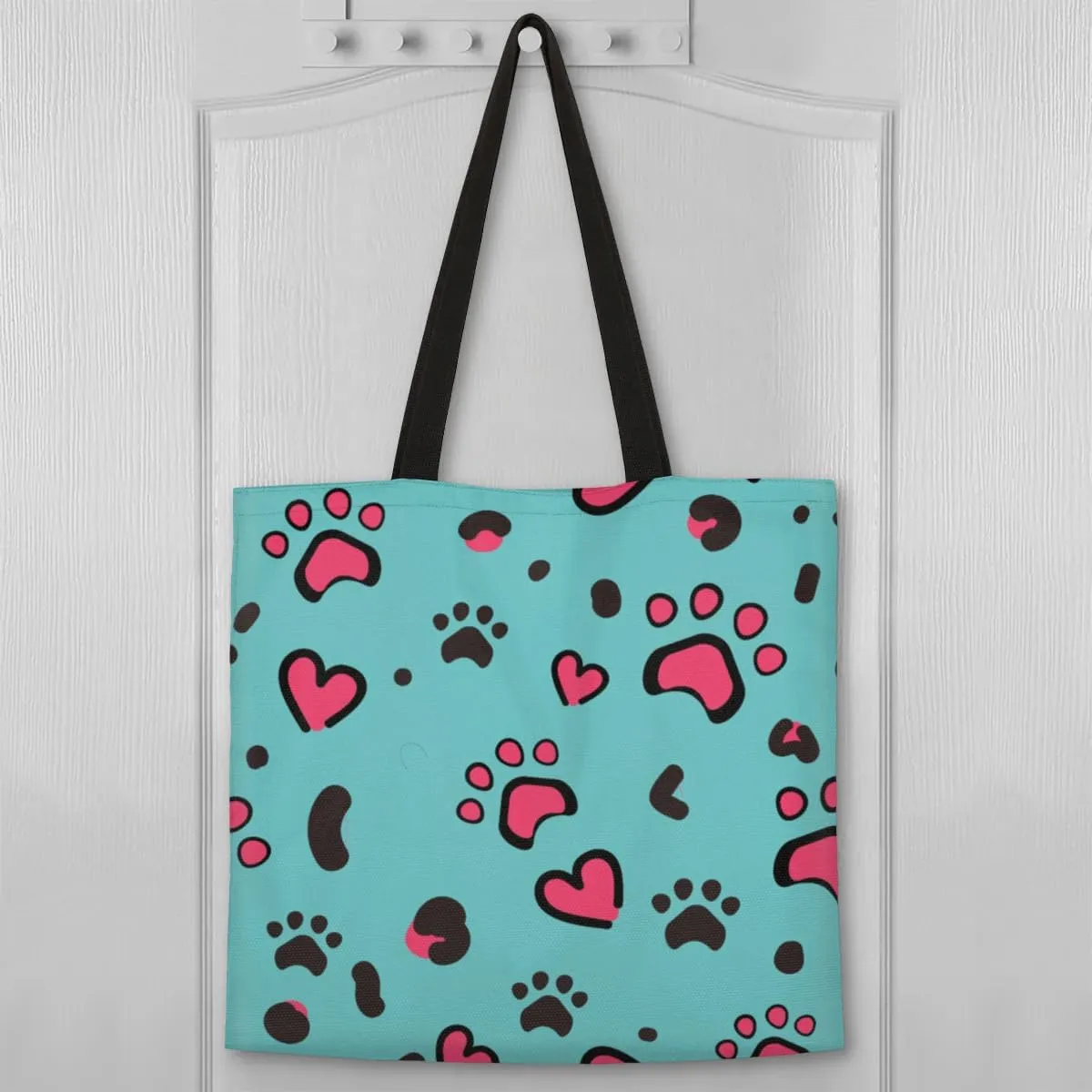 Mermaid Tail Canvas Tote Bag for Women Men Stylish Tote Handbag Shoulder Bag Reusable Grocery Bag
