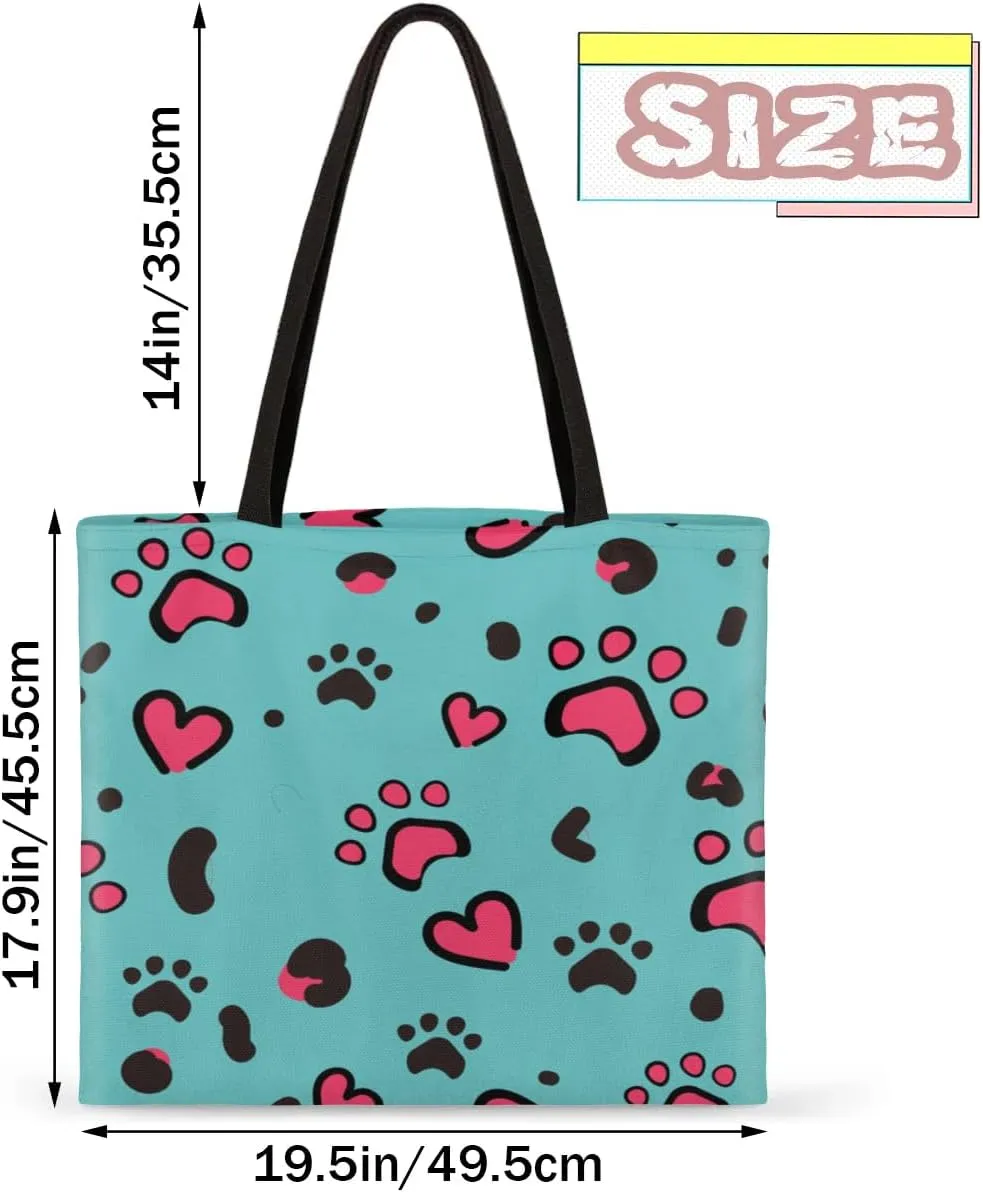 Mermaid Tail Canvas Tote Bag for Women Men Stylish Tote Handbag Shoulder Bag Reusable Grocery Bag