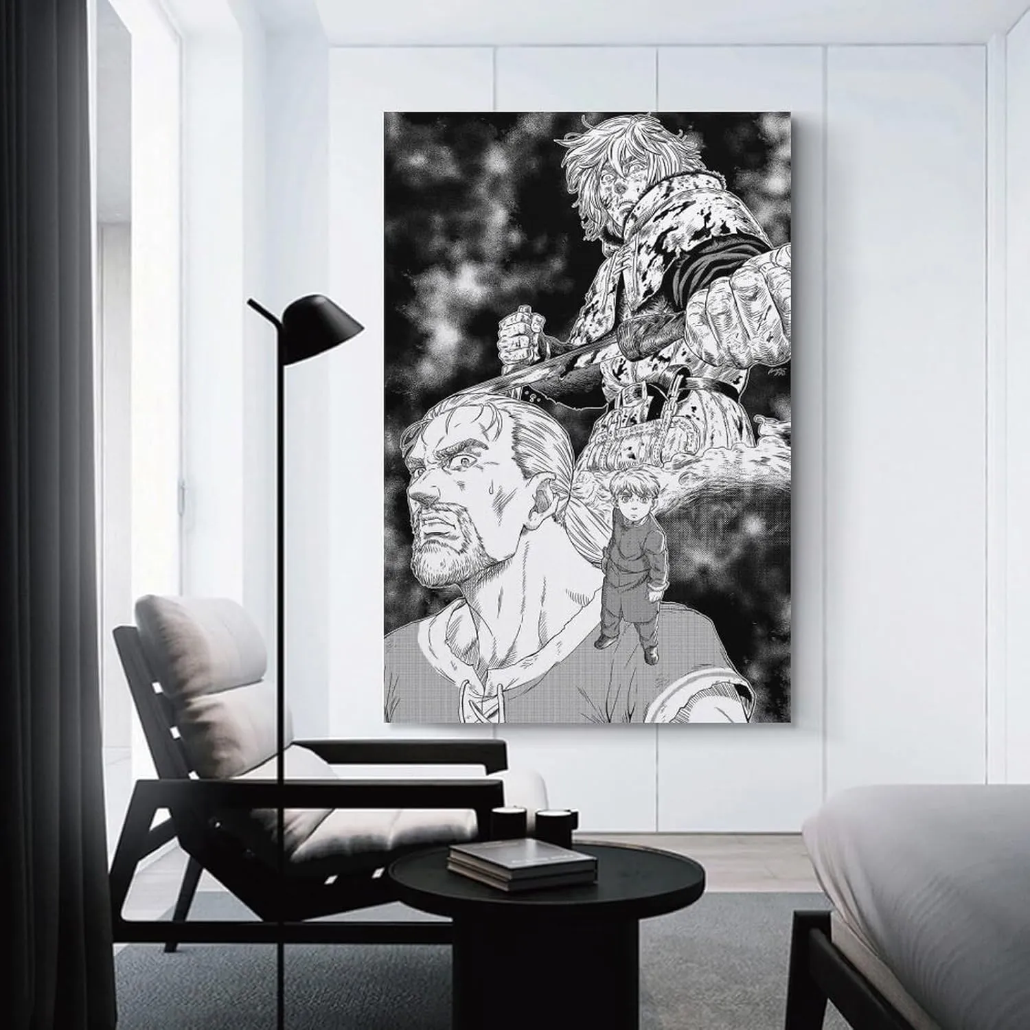 MERRYCHENG Manga Poster Vinland Saga Poster Decorative Painting Canvas Wall Art Living Room Posters Bedroom Painting 16x24inch(40x60cm)