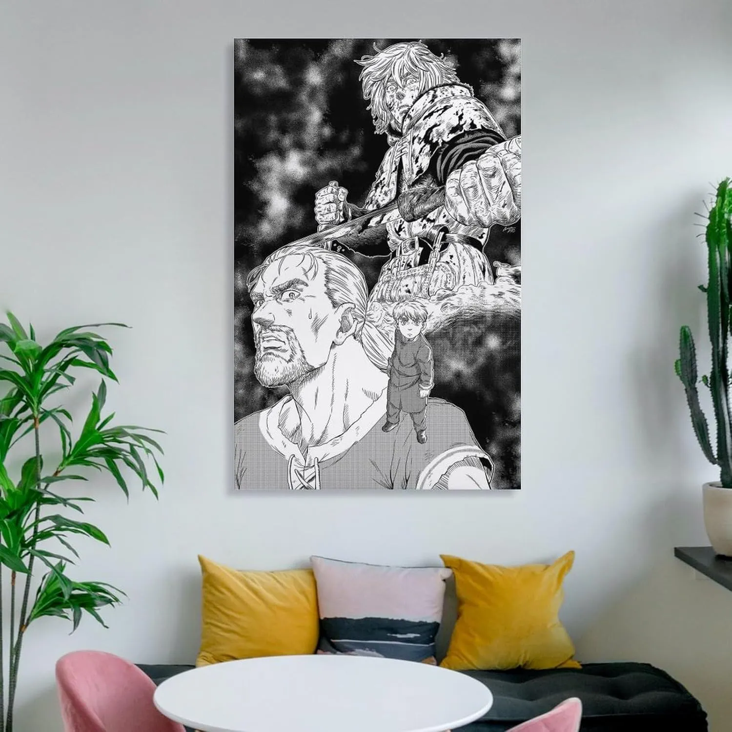 MERRYCHENG Manga Poster Vinland Saga Poster Decorative Painting Canvas Wall Art Living Room Posters Bedroom Painting 16x24inch(40x60cm)