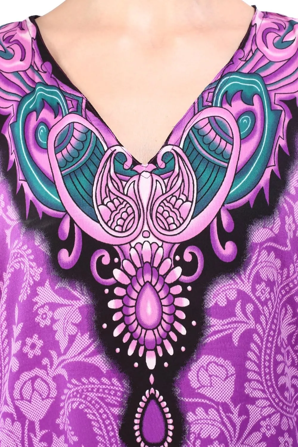 Miss Lavish London Kaftan Dresses for Women Beach Coverups Plus Size African & Dubai Kaftans Ideal for Loungewear & Swimwear