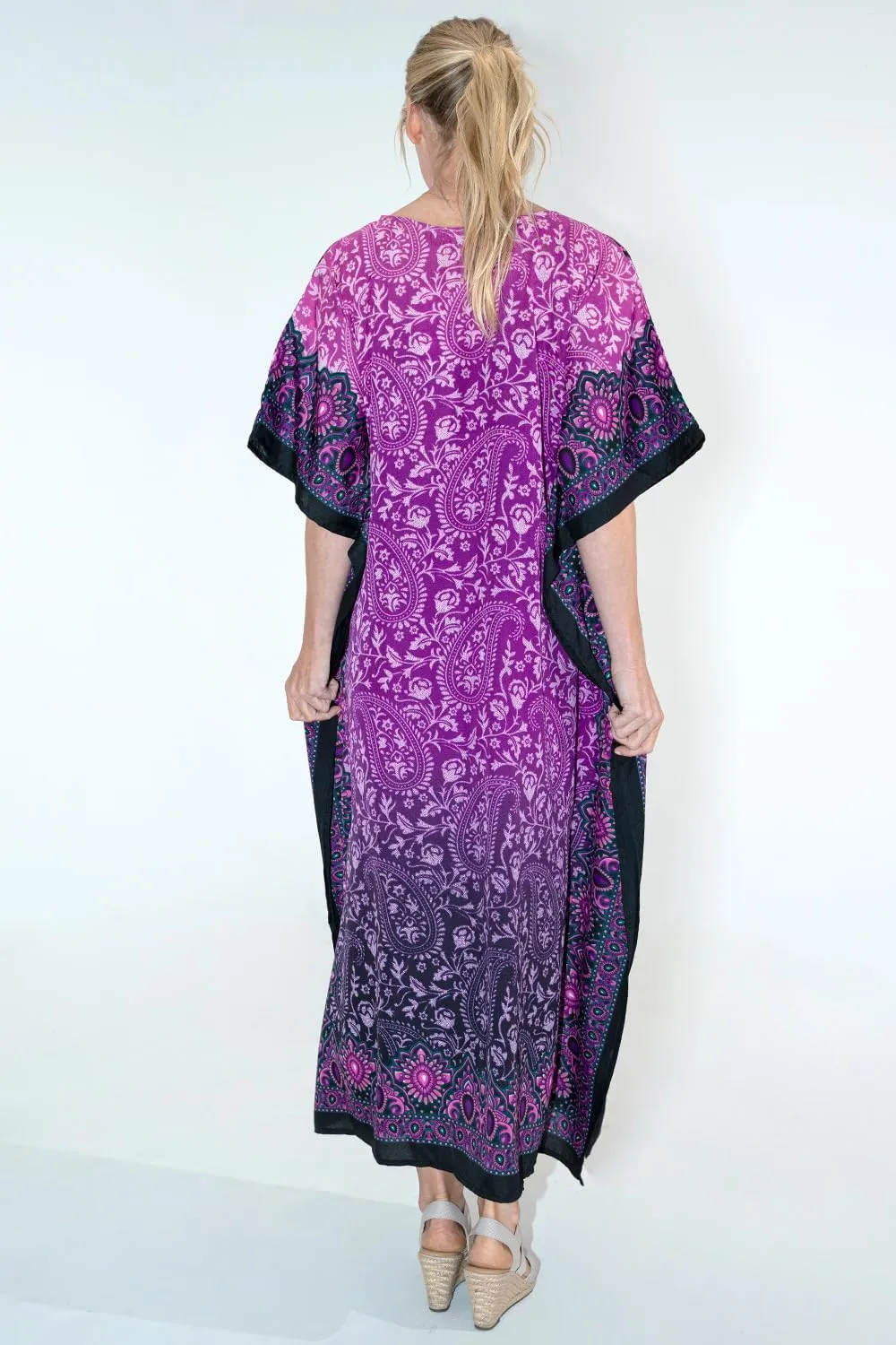 Miss Lavish London Kaftan Dresses for Women Beach Coverups Plus Size African & Dubai Kaftans Ideal for Loungewear & Swimwear