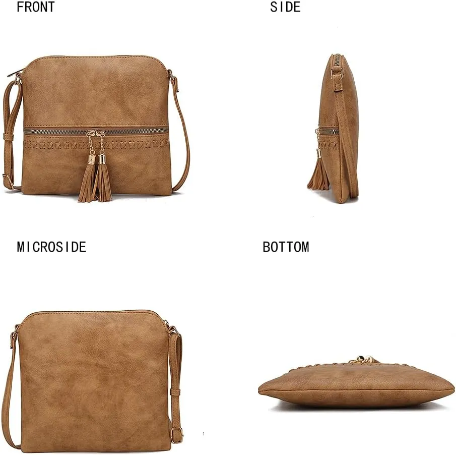 MKF Crossbody Bags for Women Purses and Handbags Tassel – Side Messenger Bag