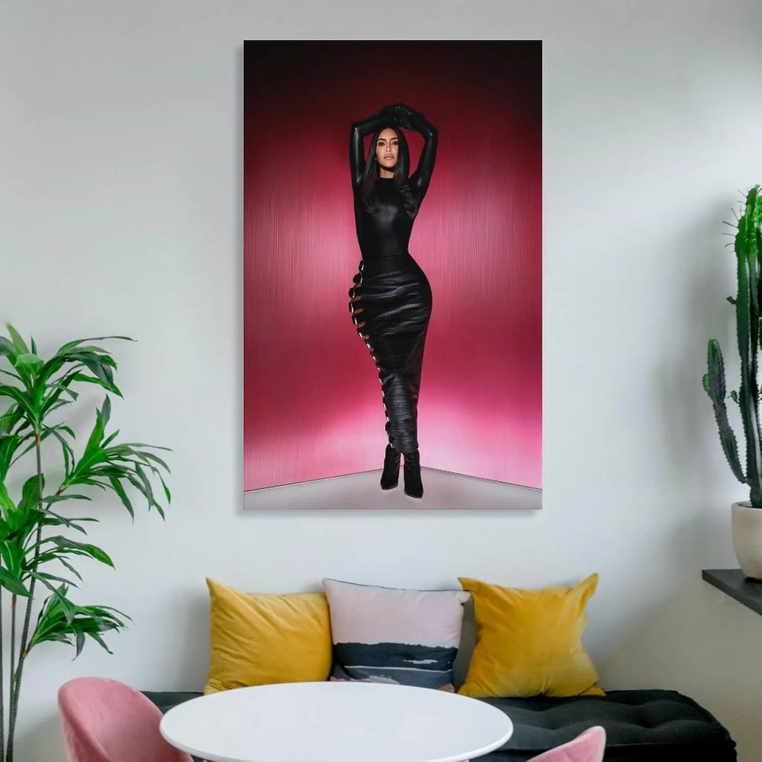 Model Kim Kardashian Sexy Poster (53) Canvas Art Poster And Wall Art Picture Print Modern Family Bedroom Decor Posters 16x24inch(40x60cm)
