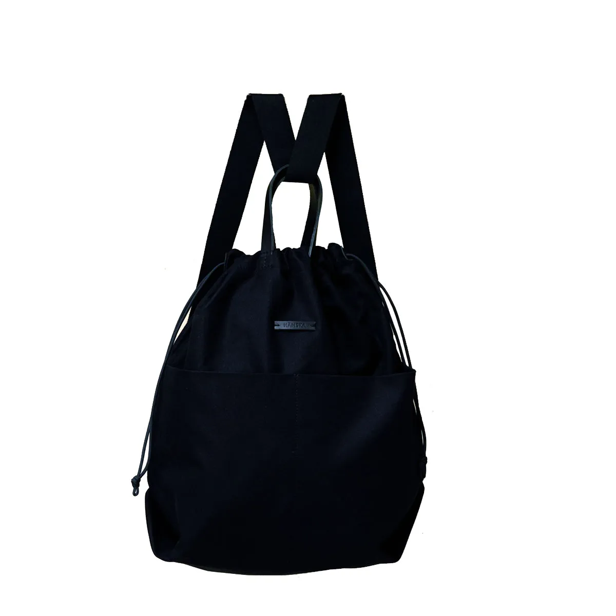 MOIRE black organic cotton