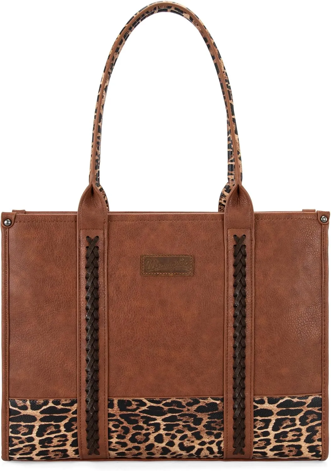 Montana West × Wrangler Tote Bag for Women Western Cow Print Purse Designer Top Handle Handbags