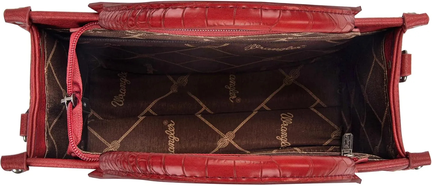 Montana West × Wrangler Tote Bag for Women Western Cow Print Purse Designer Top Handle Handbags
