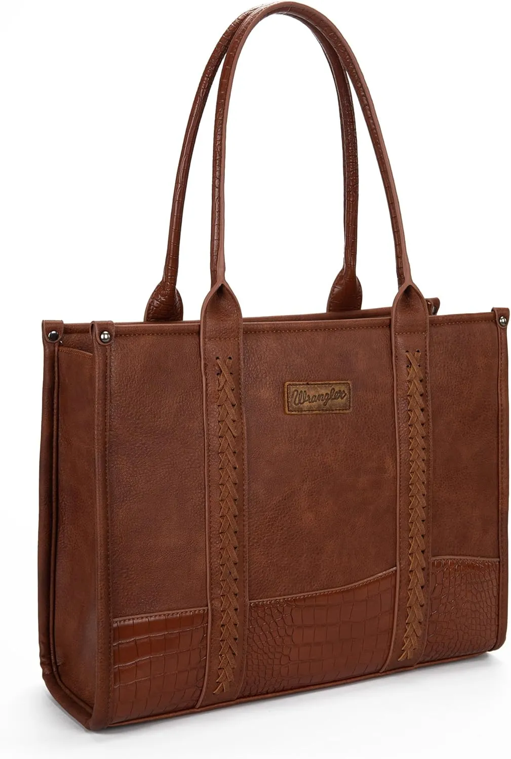 Montana West × Wrangler Tote Bag for Women Western Cow Print Purse Designer Top Handle Handbags