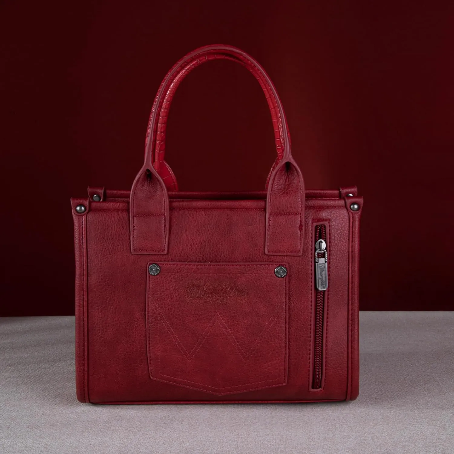 Montana West × Wrangler Tote Bag for Women Western Cow Print Purse Designer Top Handle Handbags