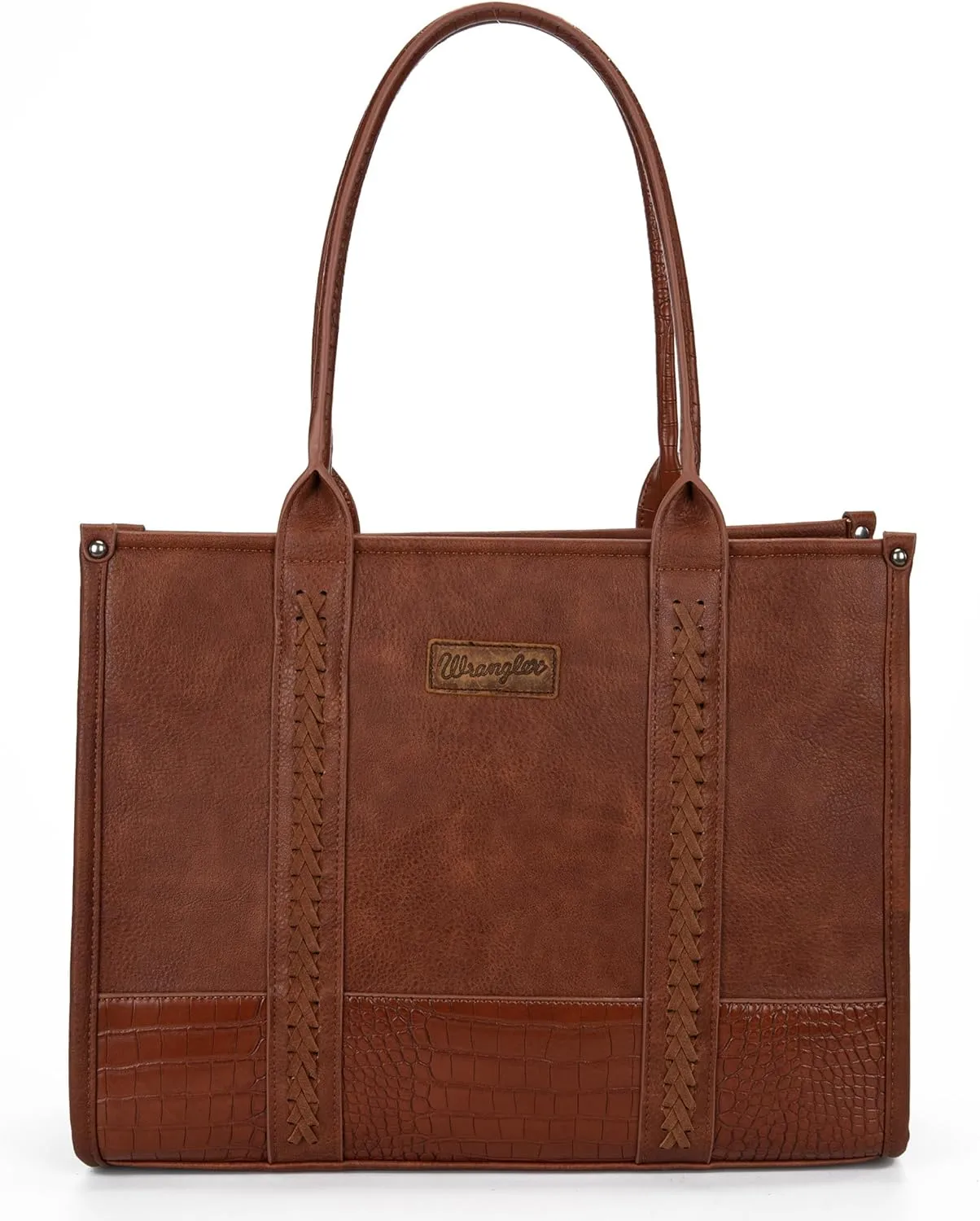 Montana West × Wrangler Tote Bag for Women Western Cow Print Purse Designer Top Handle Handbags