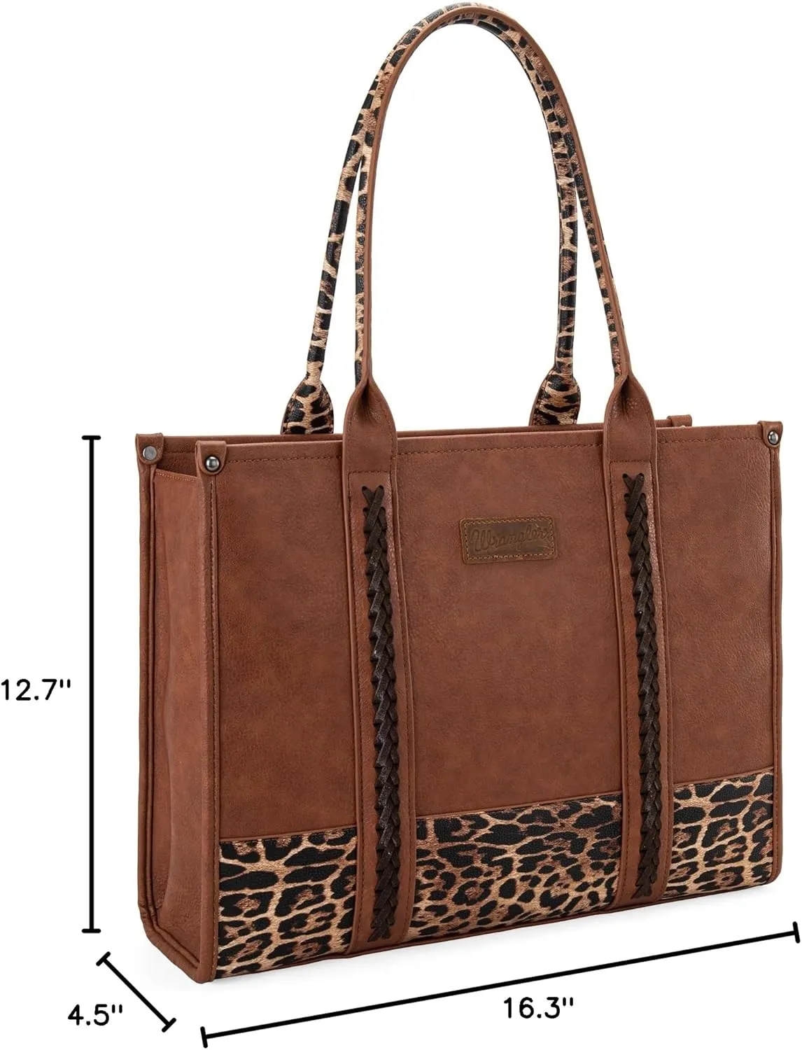 Montana West × Wrangler Tote Bag for Women Western Cow Print Purse Designer Top Handle Handbags