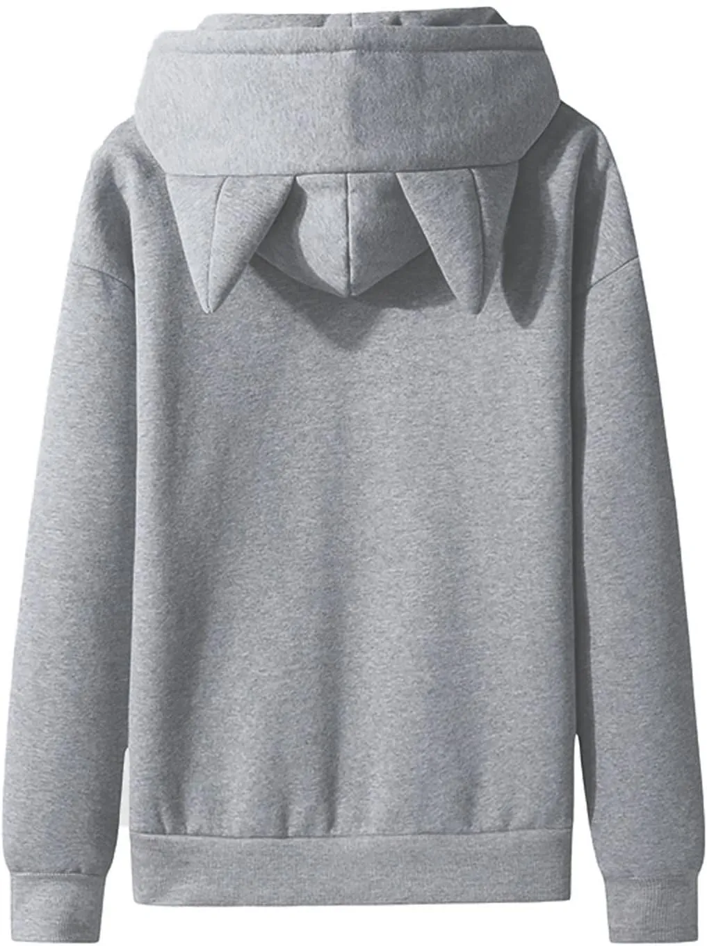 Muscularfit Sweatshirts for Men Hoodies Casual Long Sleeve Solid Ears Hooded Drawstring Pullover Lightweight Athletic Hoodies