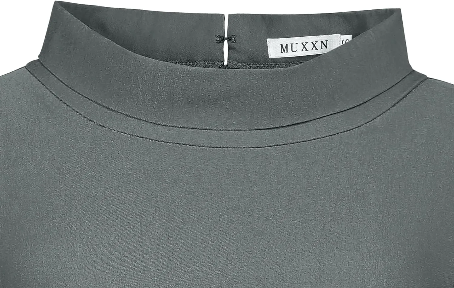 MUXXN Women's 1950s Vintage 3/4 Sleeve Elegant Collar Cocktail Evening Dress