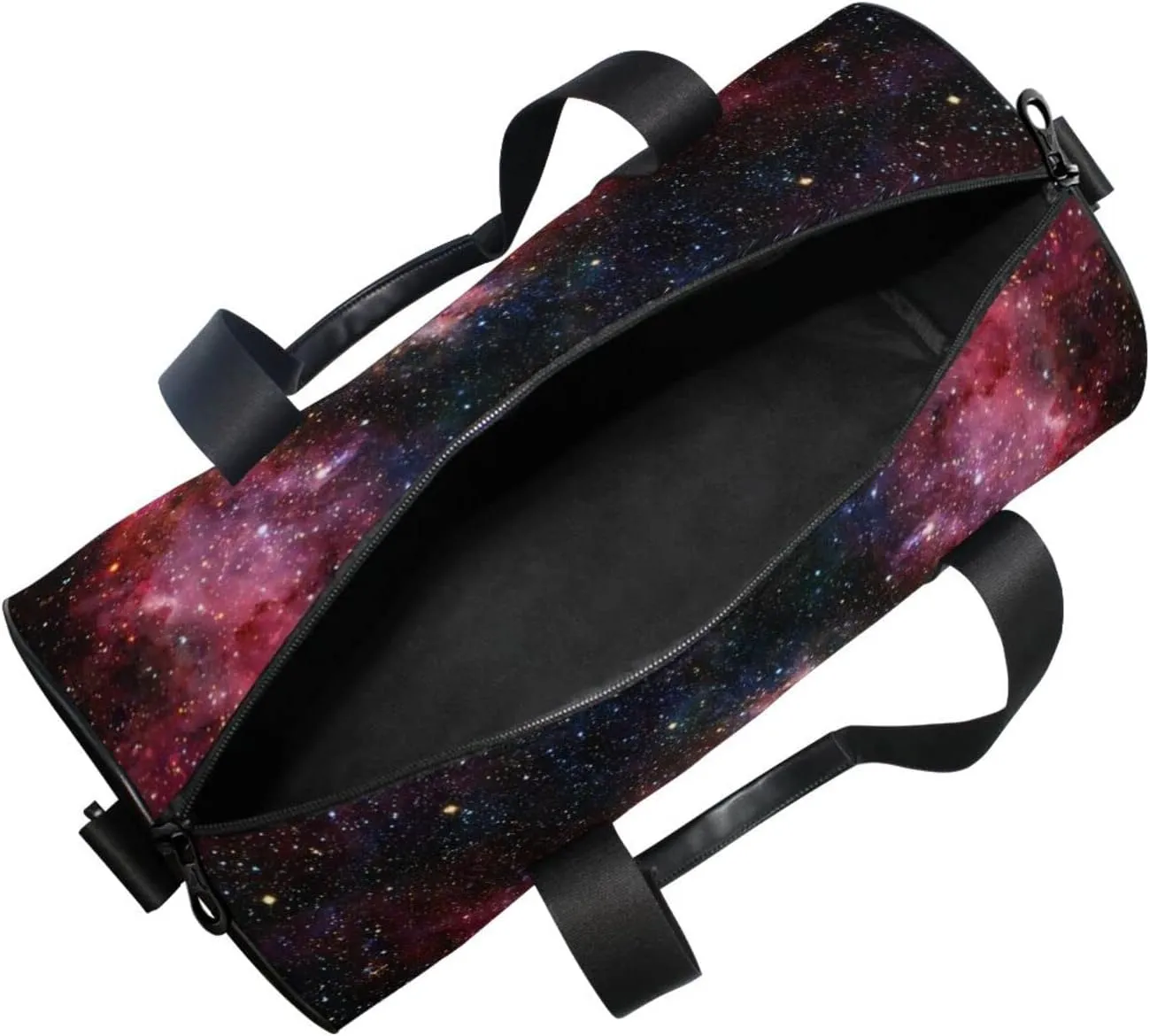 Nebula and Galaxies in Deep Space Duffel Bag Sports Gym Bags for Men and Women
