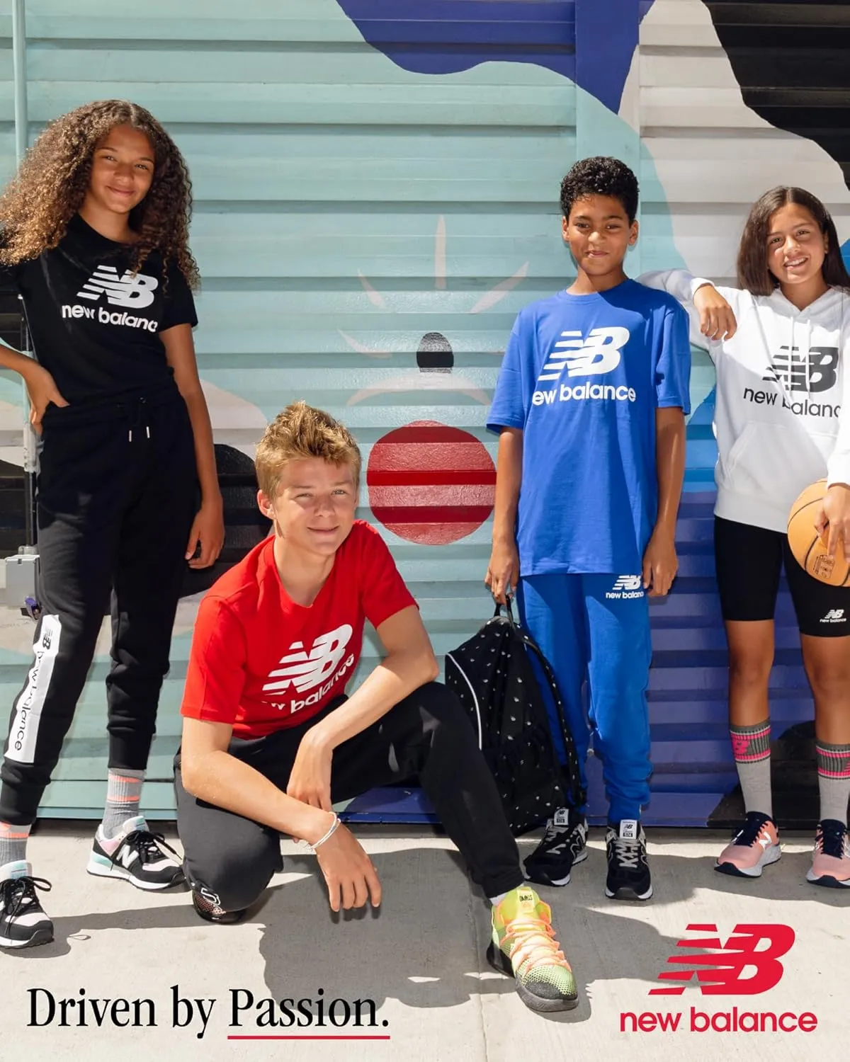 New Balance Boys Sweatpants - Stretch Performance Tricot Activewear Boys Joggers Athletic Pants with Zip Pockets (Size: 8-20)